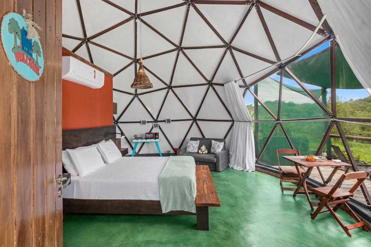 Glamping Serra da Canastra - Casinha de Hortelã - Domo Embaúba Delfinópolis Exterior foto