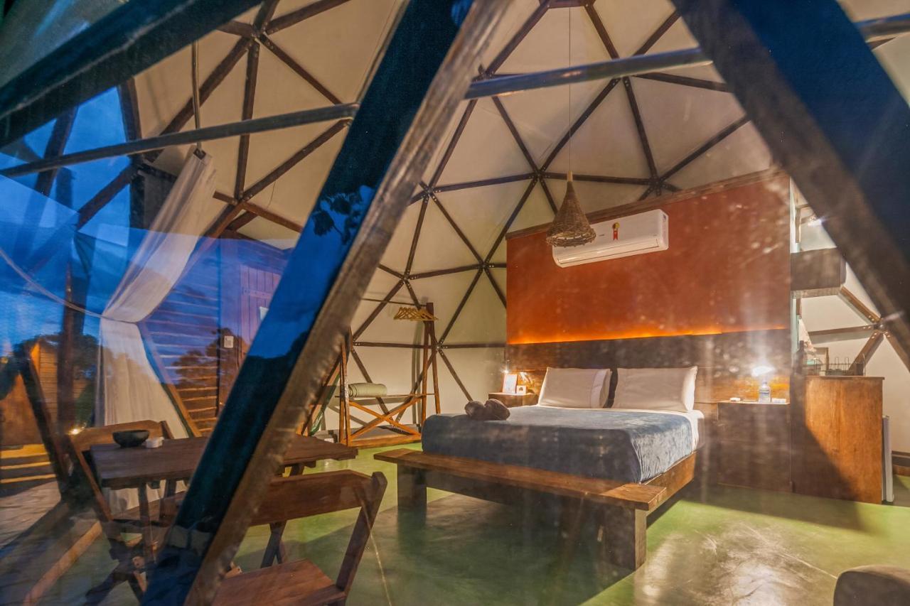 Glamping Serra da Canastra - Casinha de Hortelã - Domo Embaúba Delfinópolis Exterior foto